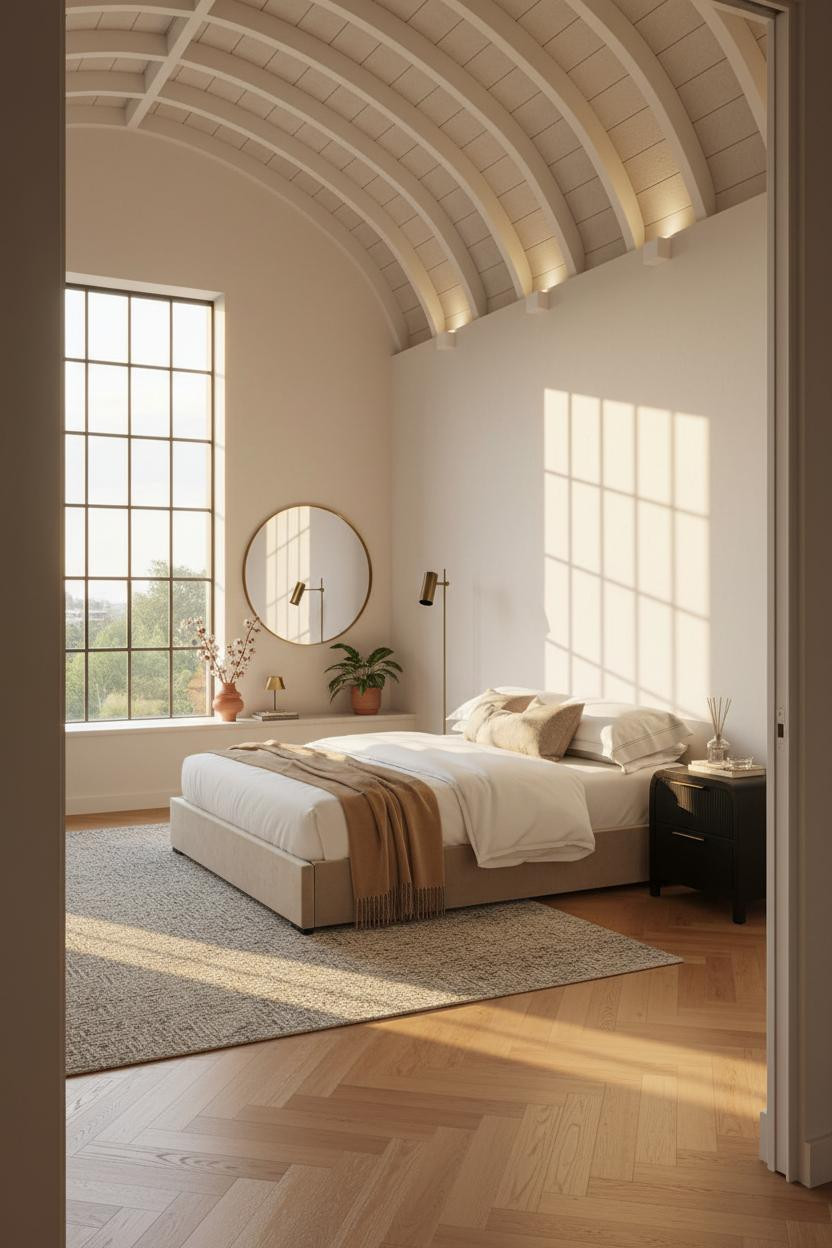 Loft Bedroom Adults Modern Small Space