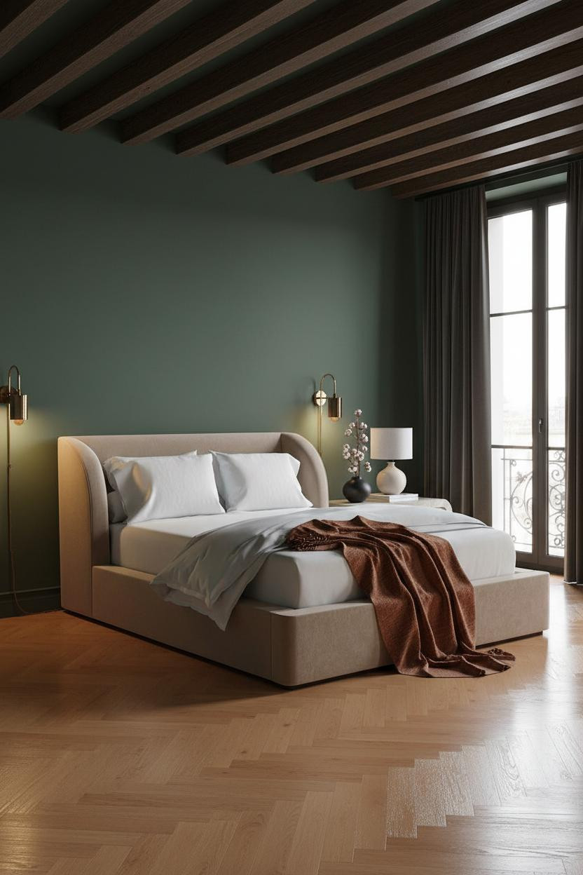 Luxury Bedroom Master Oak Beams Modern