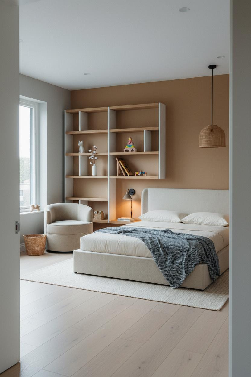 Luxury Kids Bedroom Nordic Shelving