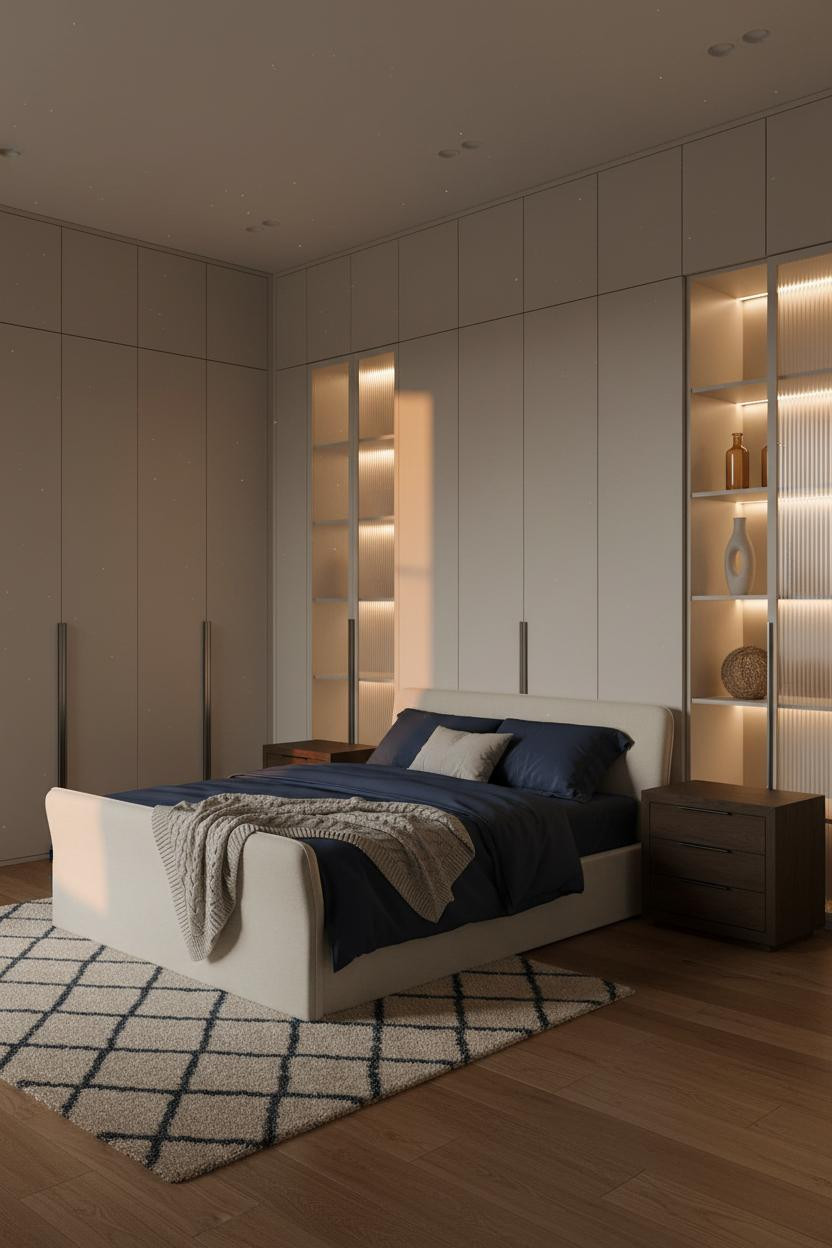 Luxury Wardrobe Design Bedroom Ivory Cabinetry
