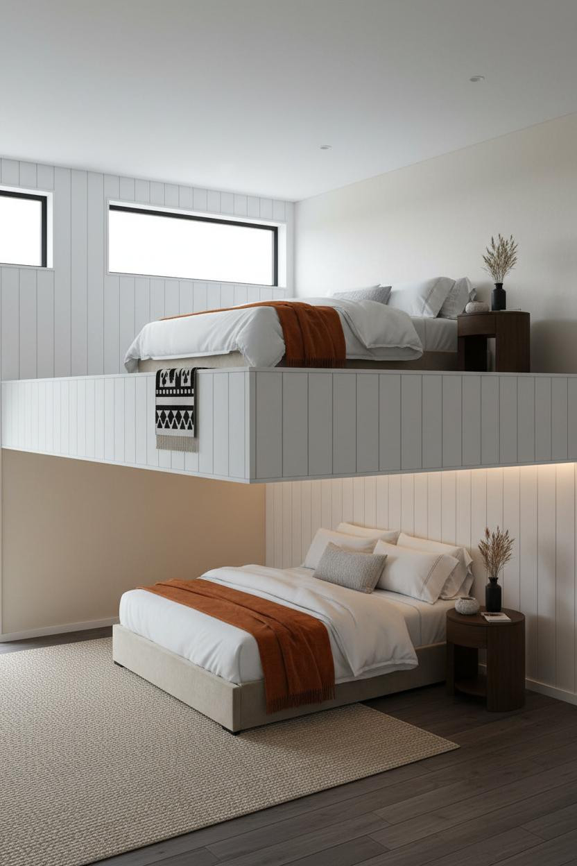 Mezzanine Bedroom Loft Platform Bed