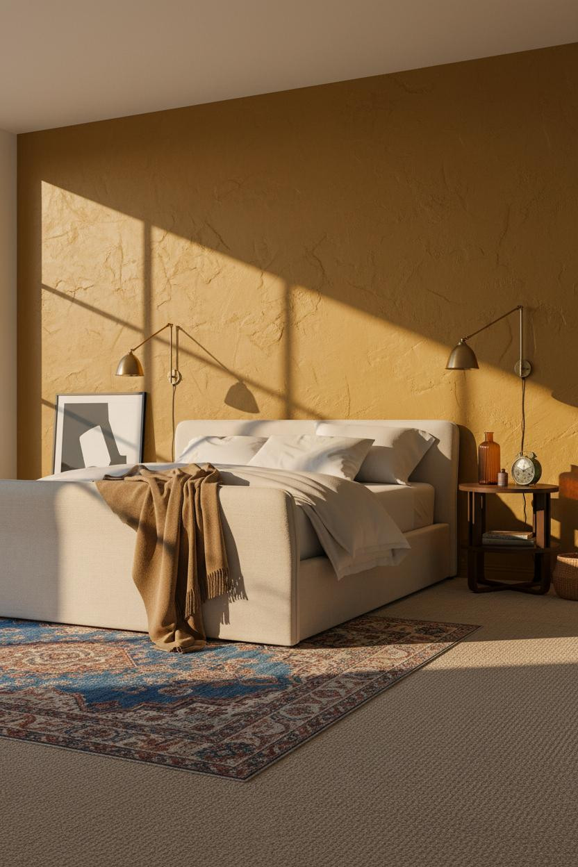 Mid Century Eclectic Bedroom Maximalist Decor