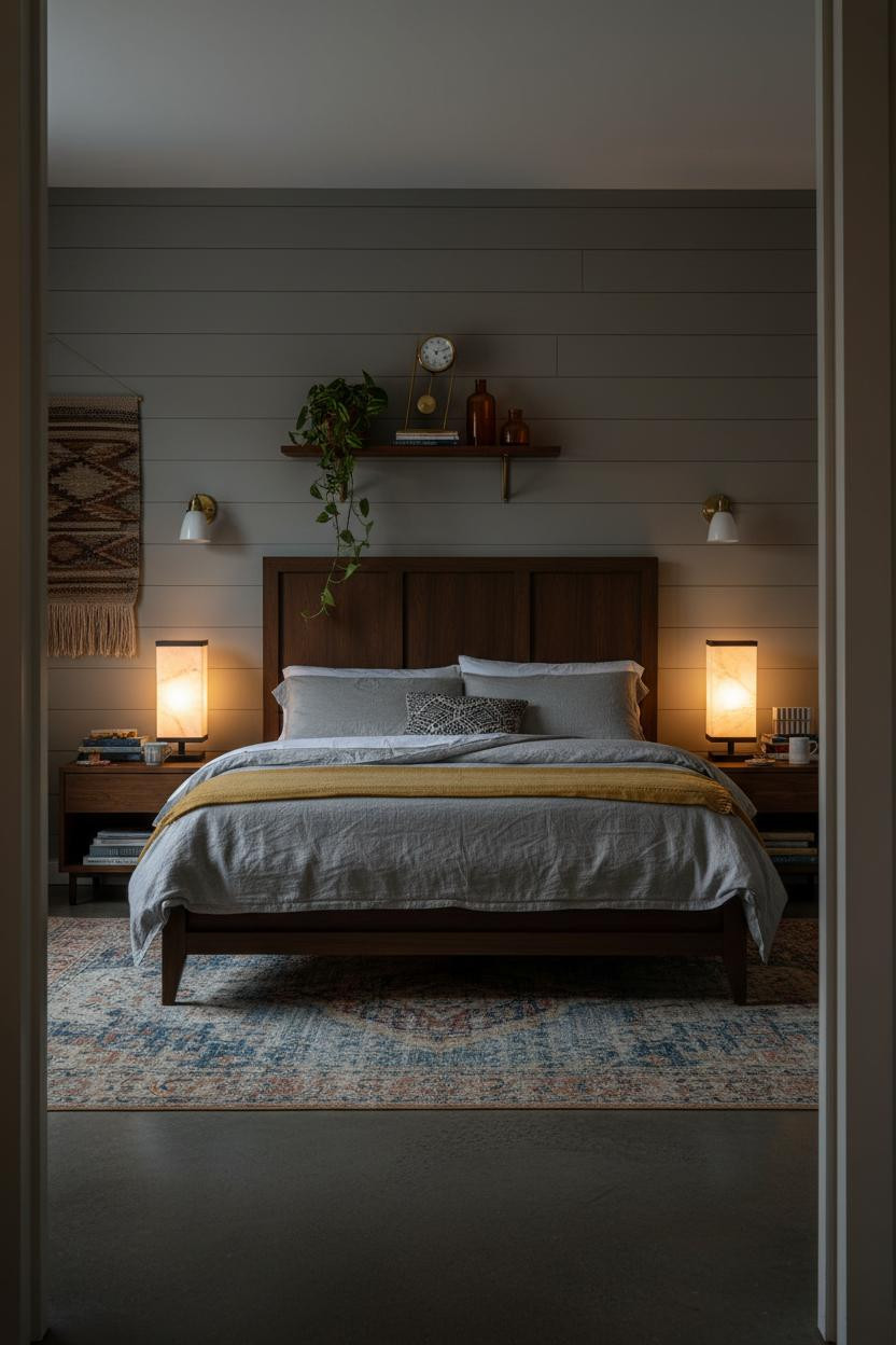 Mid Century Eclectic Bedroom Maximalist Decor