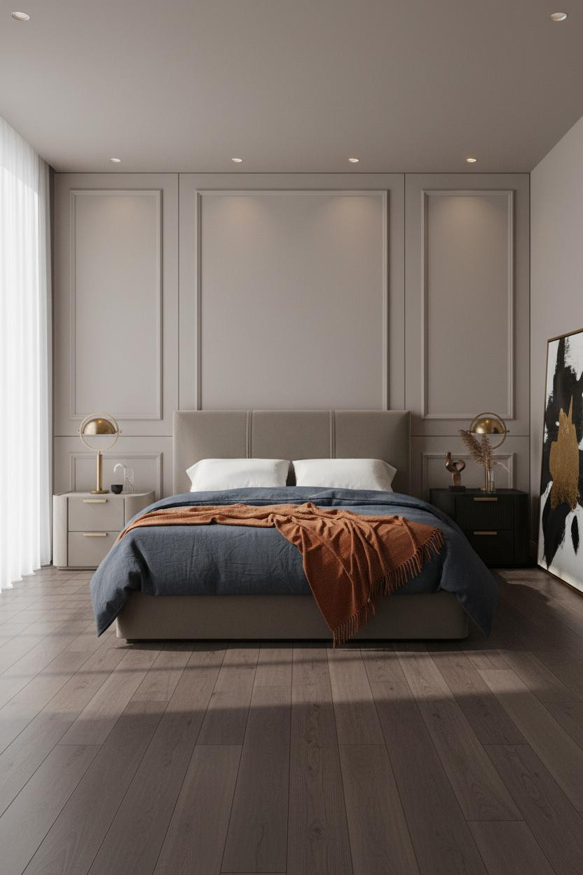 Minimal Luxury Bedroom Modern Master Design