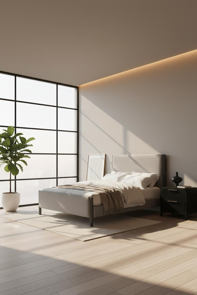Minimal Luxury Bedroom Modern Master Design