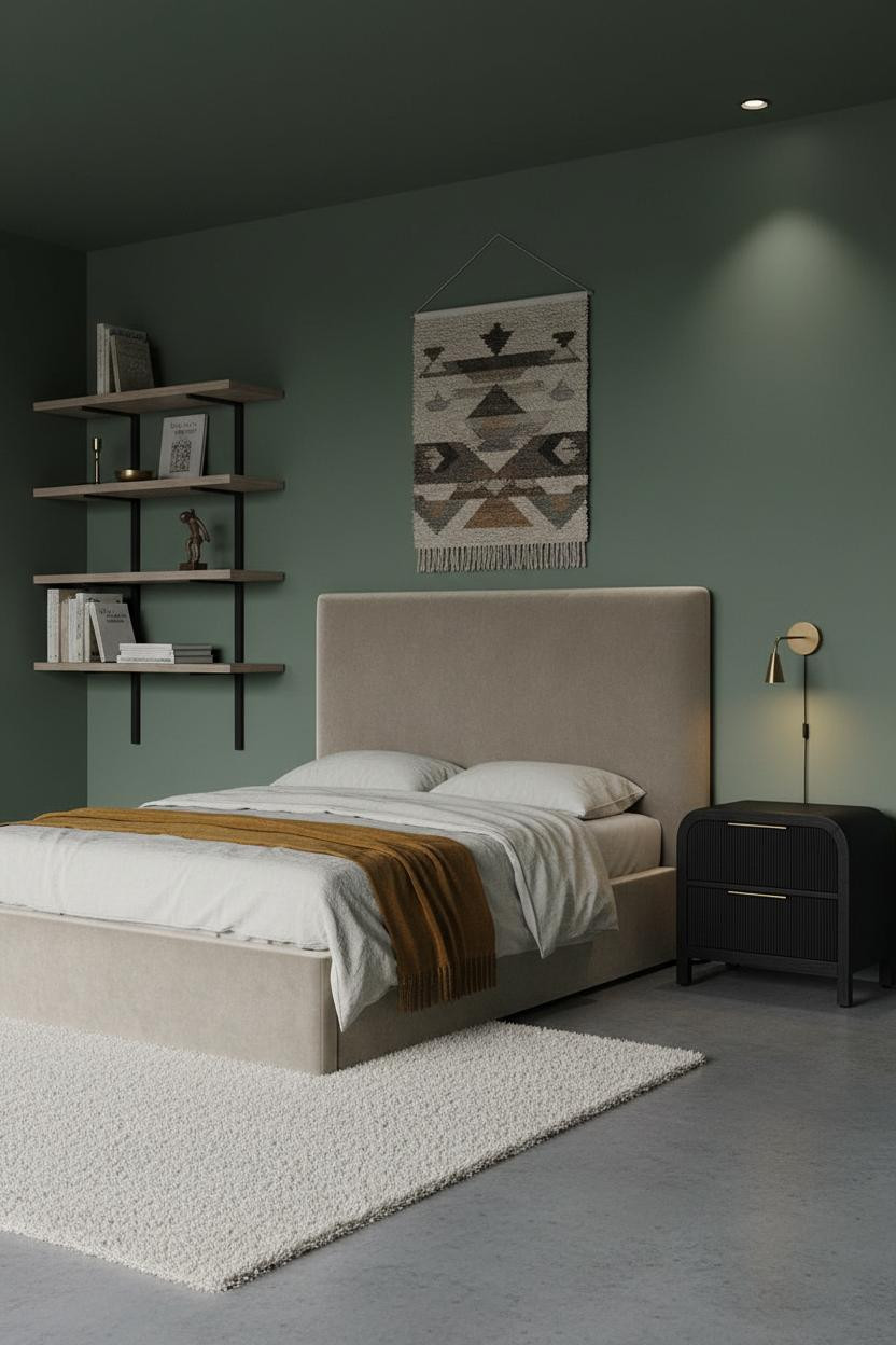 Modern Eclectic Bedroom Collected Vintage