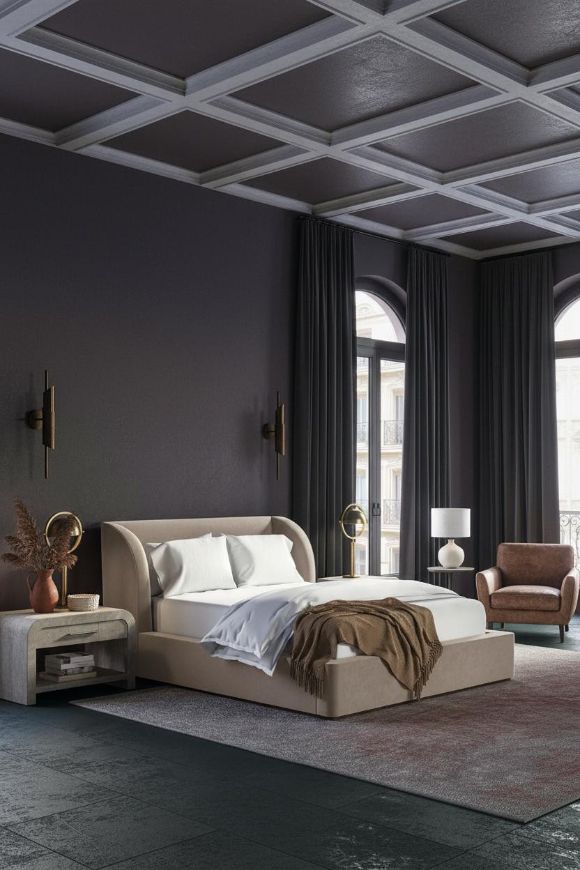 Moody Pink Bedroom Dark Feminine Vintage