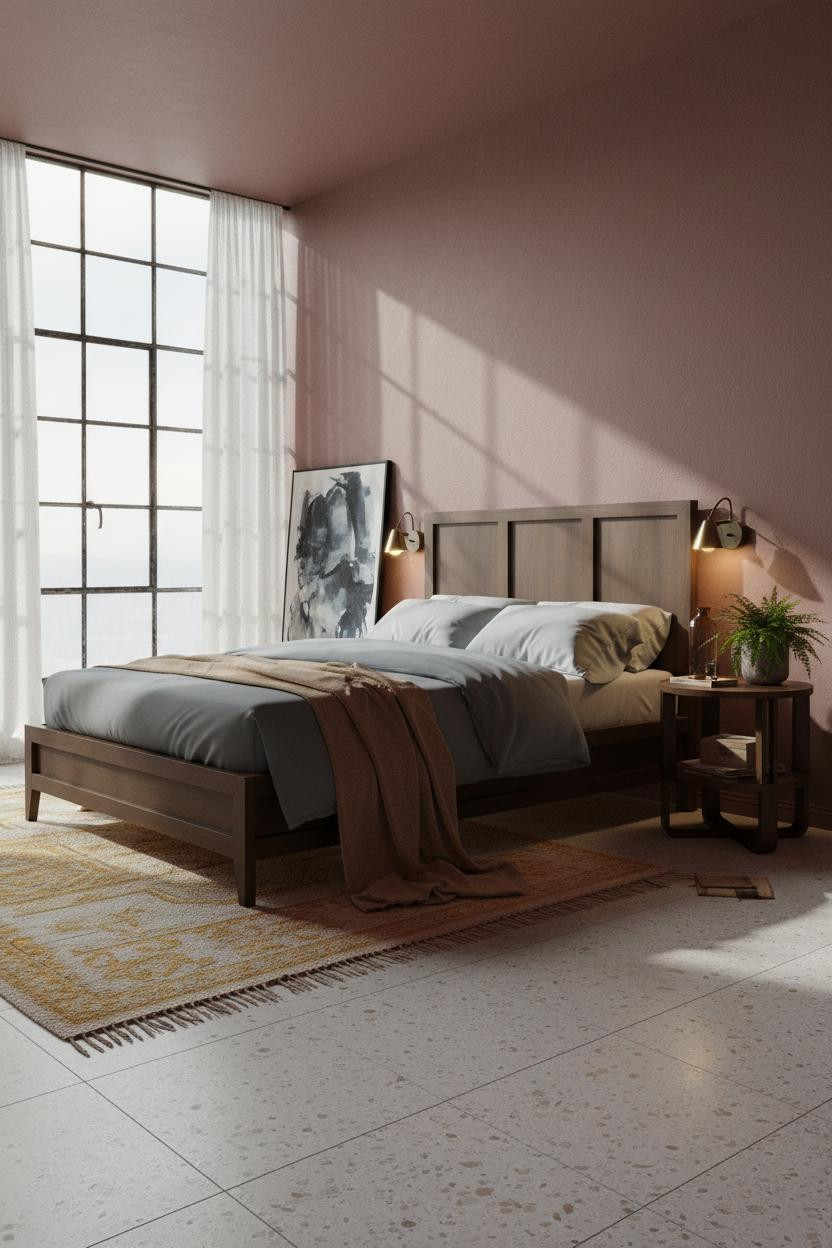 Moody Vintage Bedroom Dark Academia Crittall