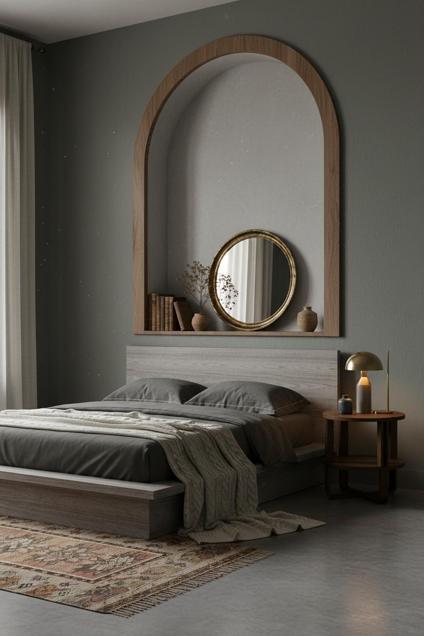 Moody Vintage Bedroom Dark Cottagecore Design