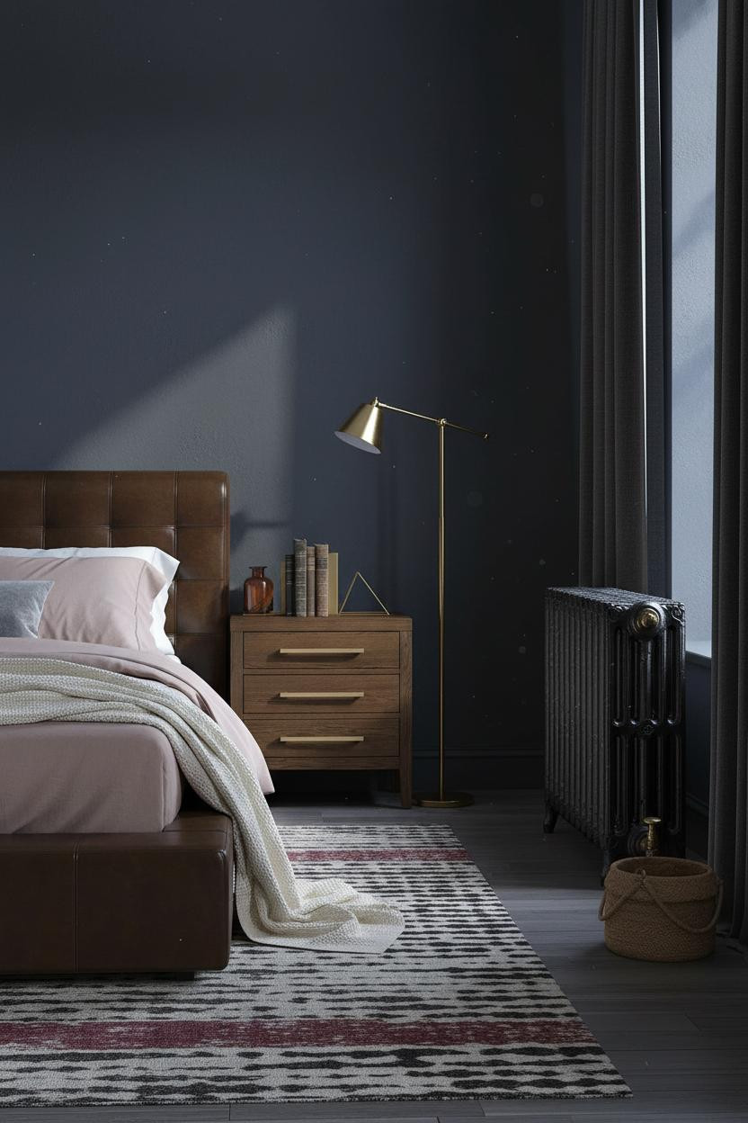 Moody Vintage Bedroom Dark Victorian Brass