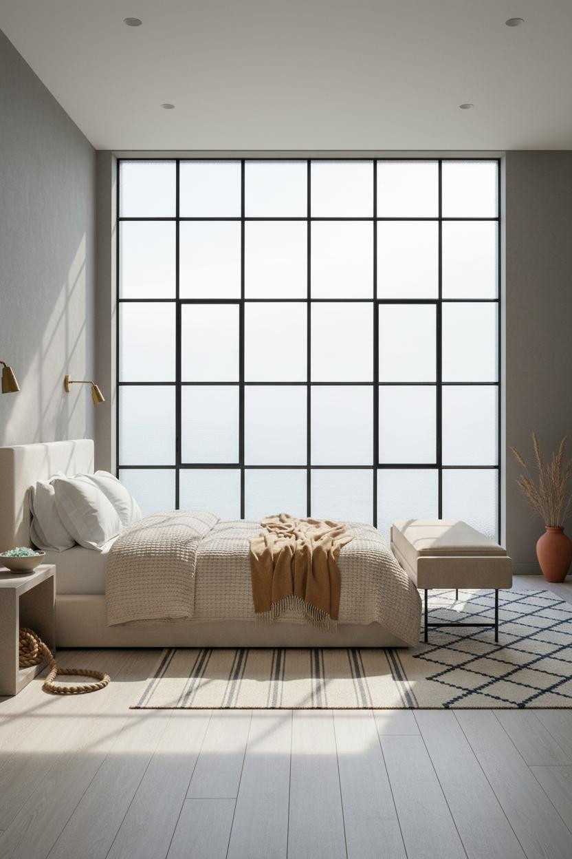 Nautical Bedroom Crittall Window Coastal