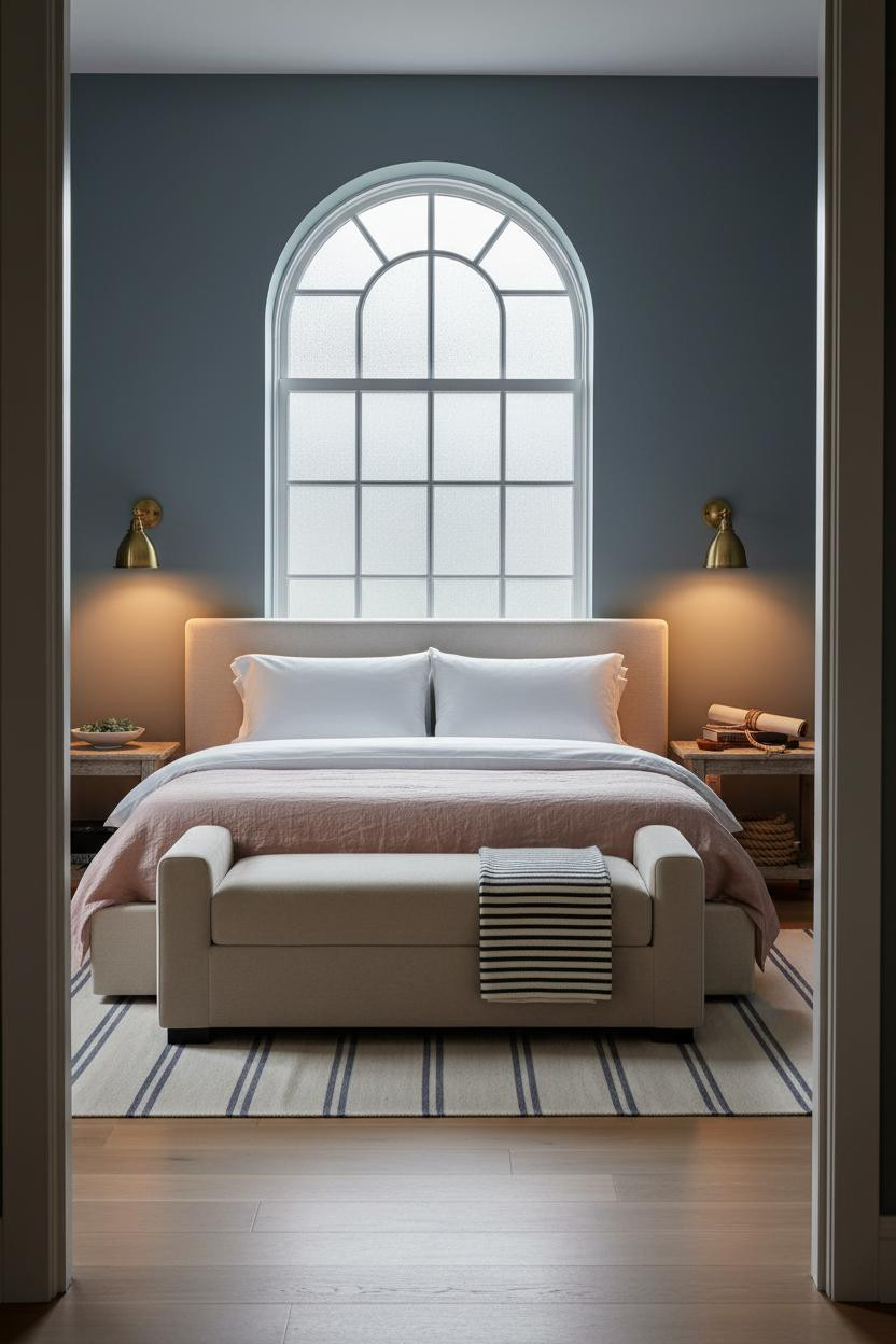 Nautical Bedroom Harbor Cottage Design