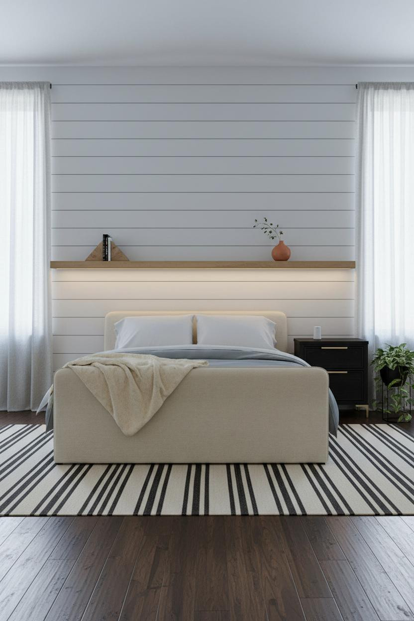 Neutral Black Bedroom Ideas
