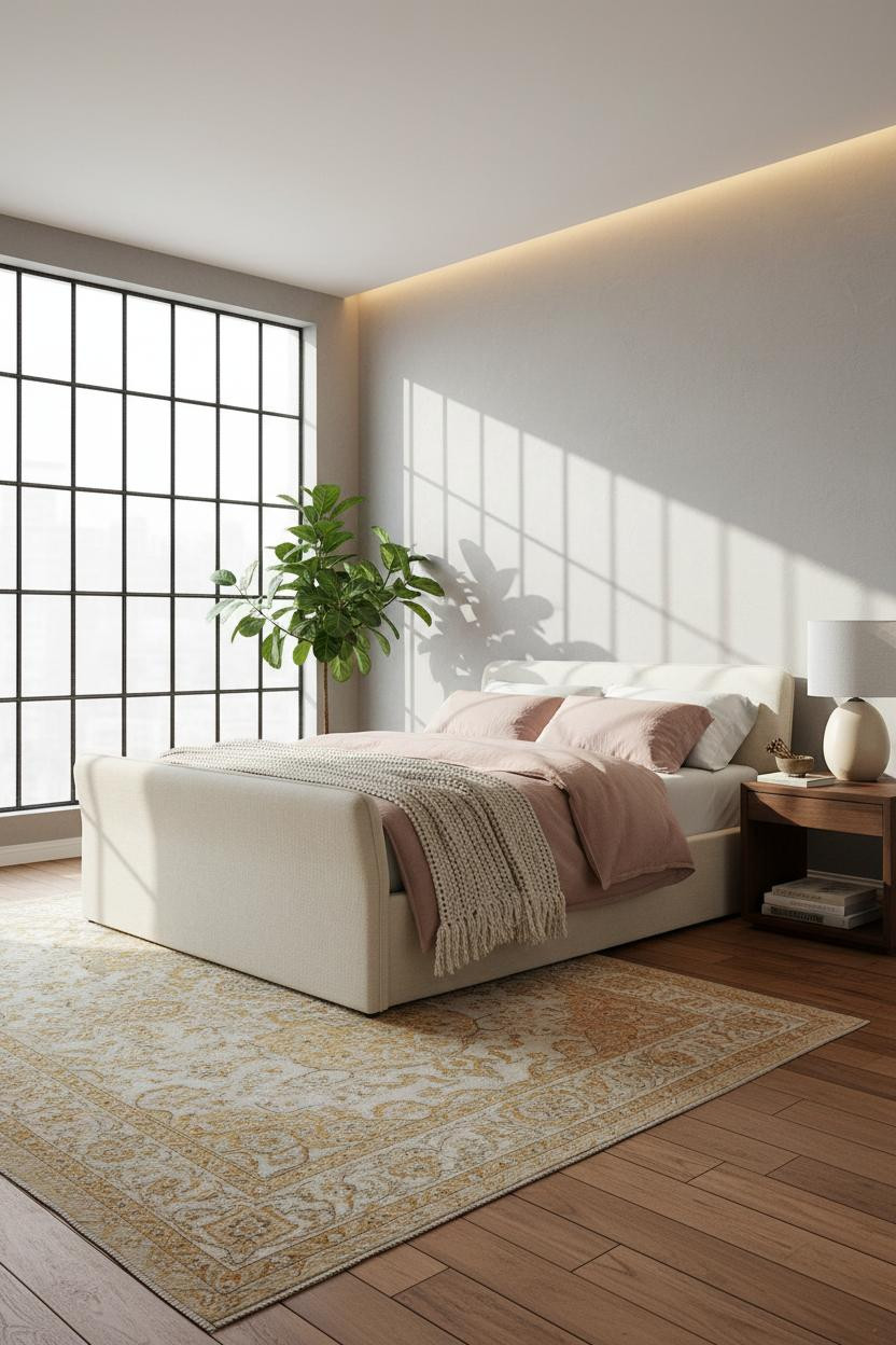 Parisian Bedroom Steel Window French Chic