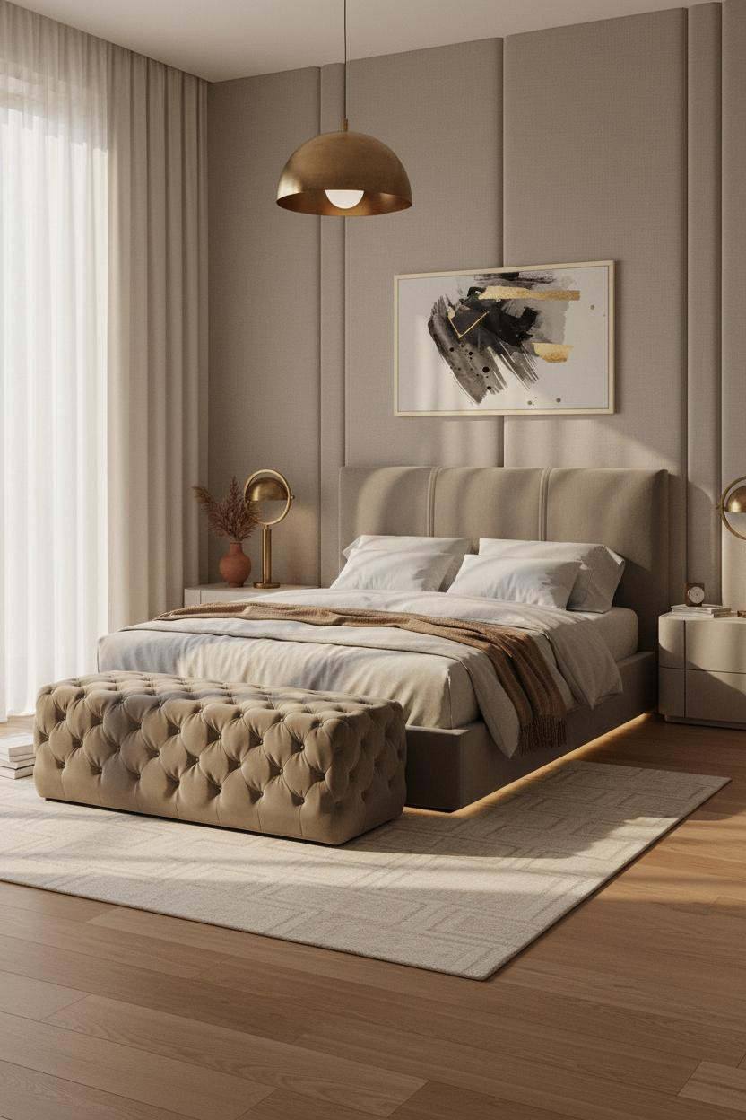Quiet Luxury Bedroom Cozy Elegant
