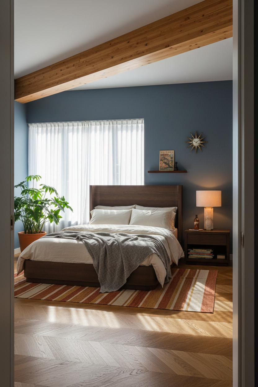 Retro Bedroom 70s Aesthetic Morning Light