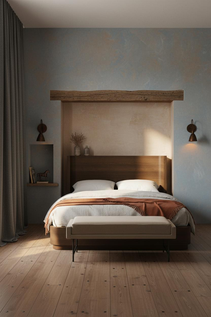 Rustic Chic Bedroom Farmhouse Design