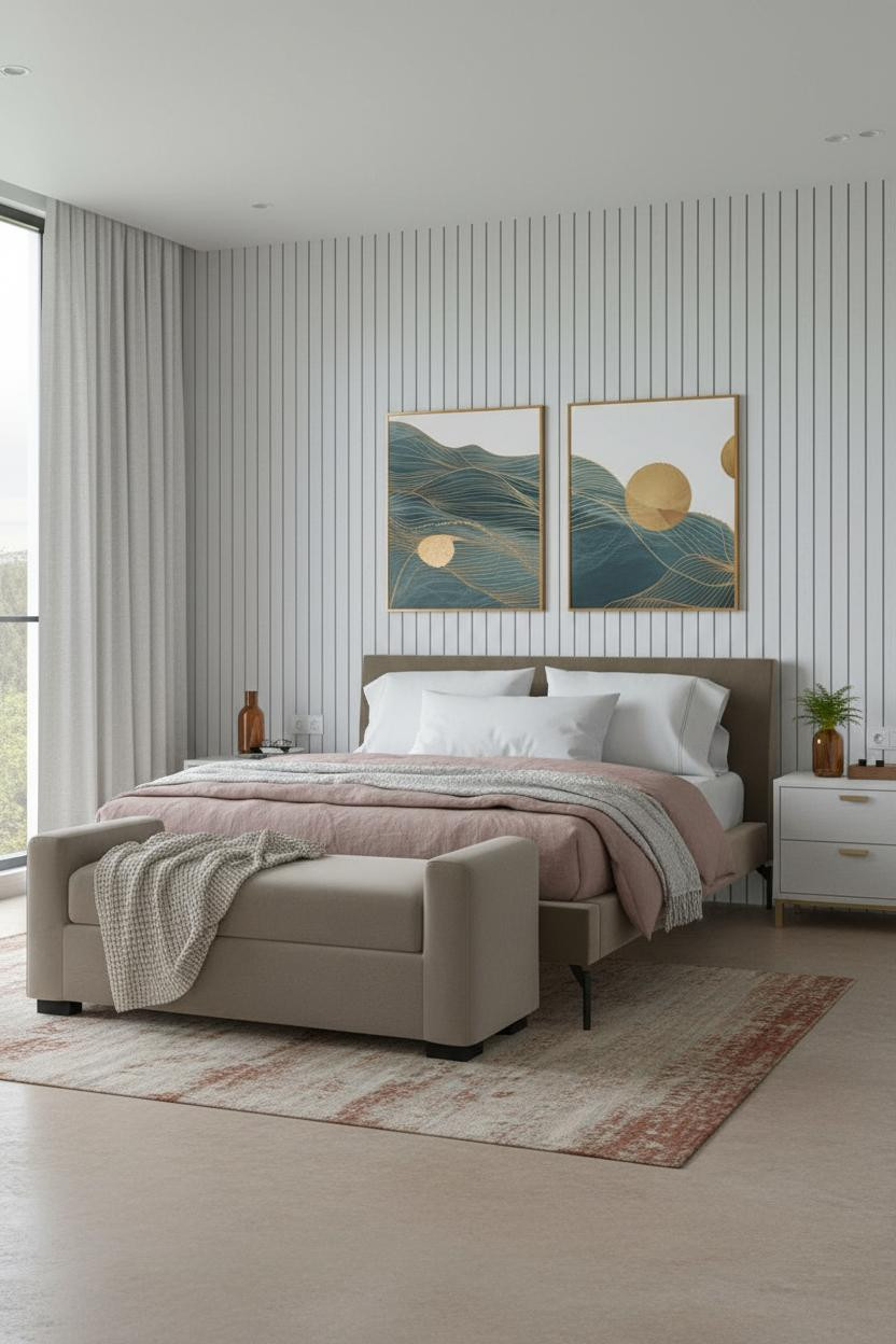 Simple Bedroom Couples Small Room Design