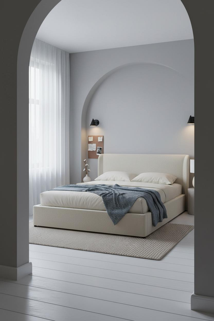 Simple Teen Bedroom Minimalist Bed