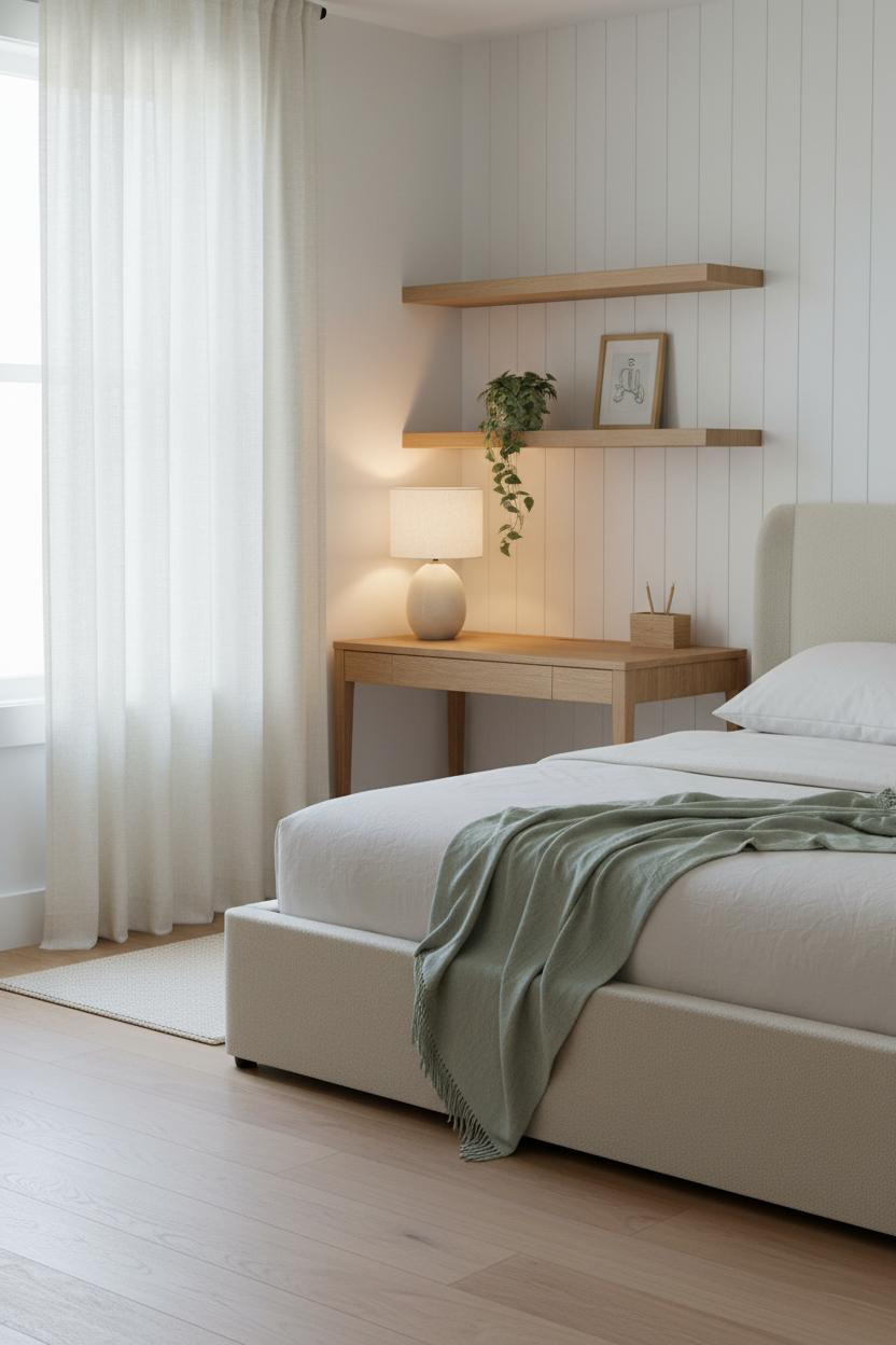 Simple Teen Bedroom Scandi Minimalist