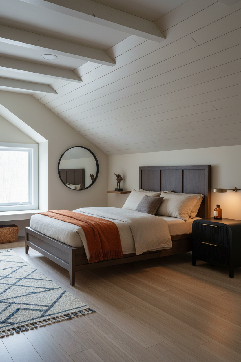 Small Loft Bedroom Attic Design