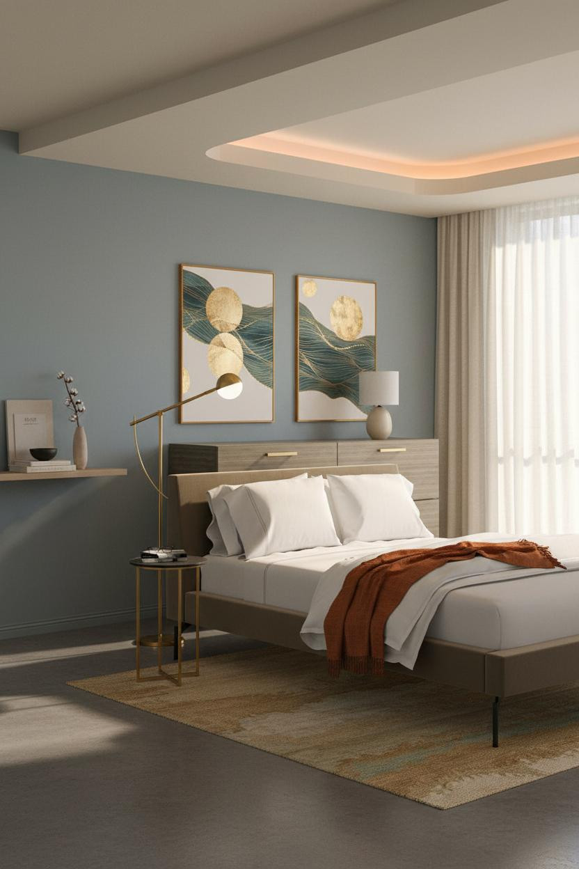 Stockholm Bedroom Nordic Minimalism Warm Light
