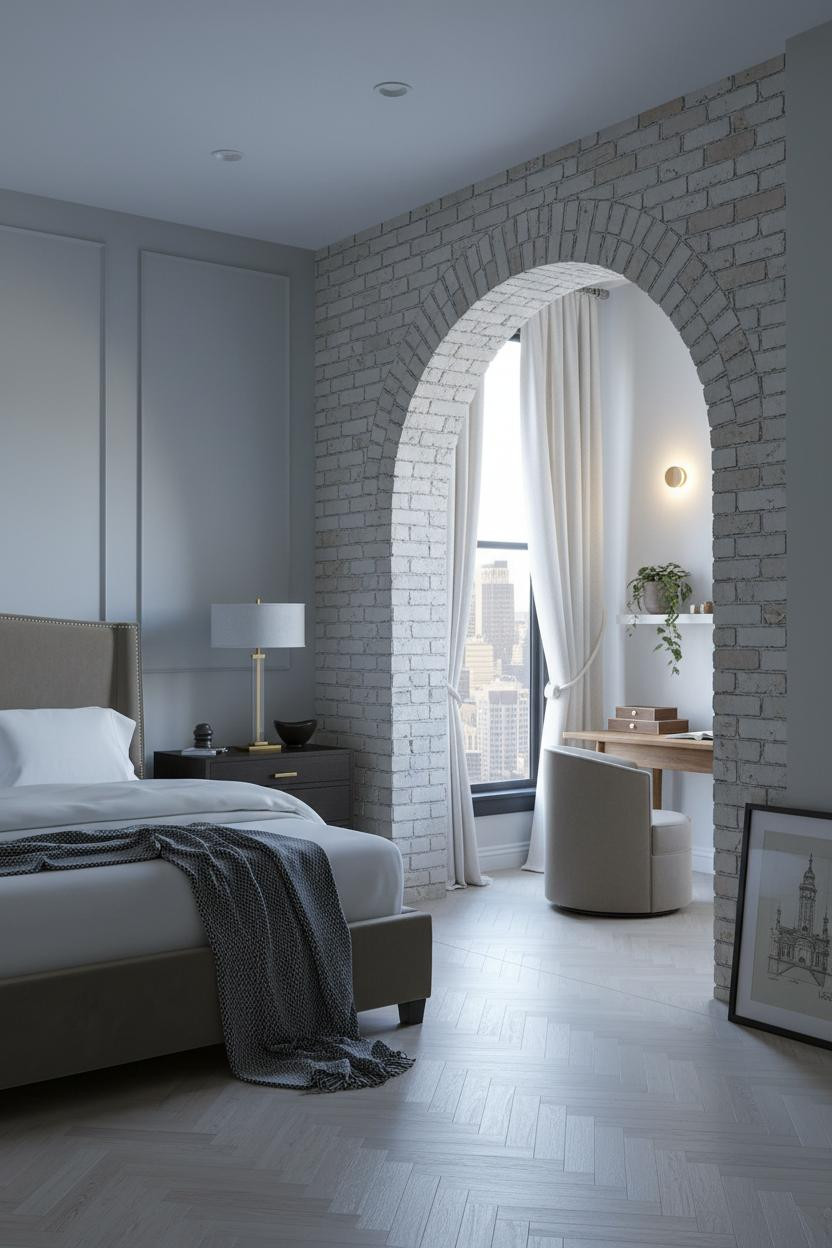 Studio Apartment 500 Sq Ft Arched Brick Zone