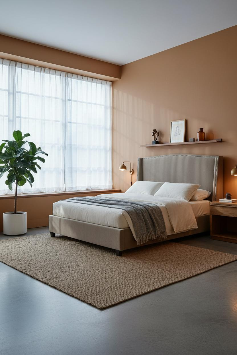 Studio Apartment Warm Bedroom Window