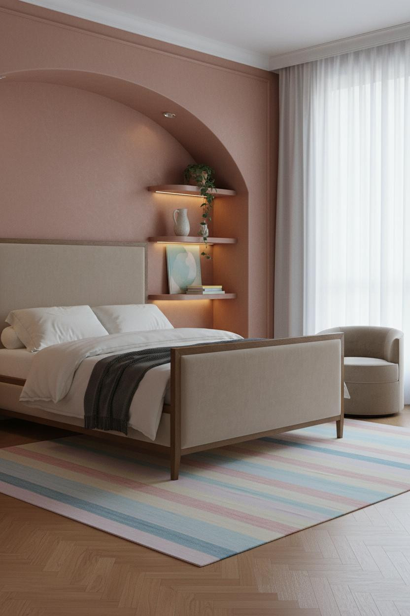 Teen Bedroom Aesthetic Alcove Curved Niche
