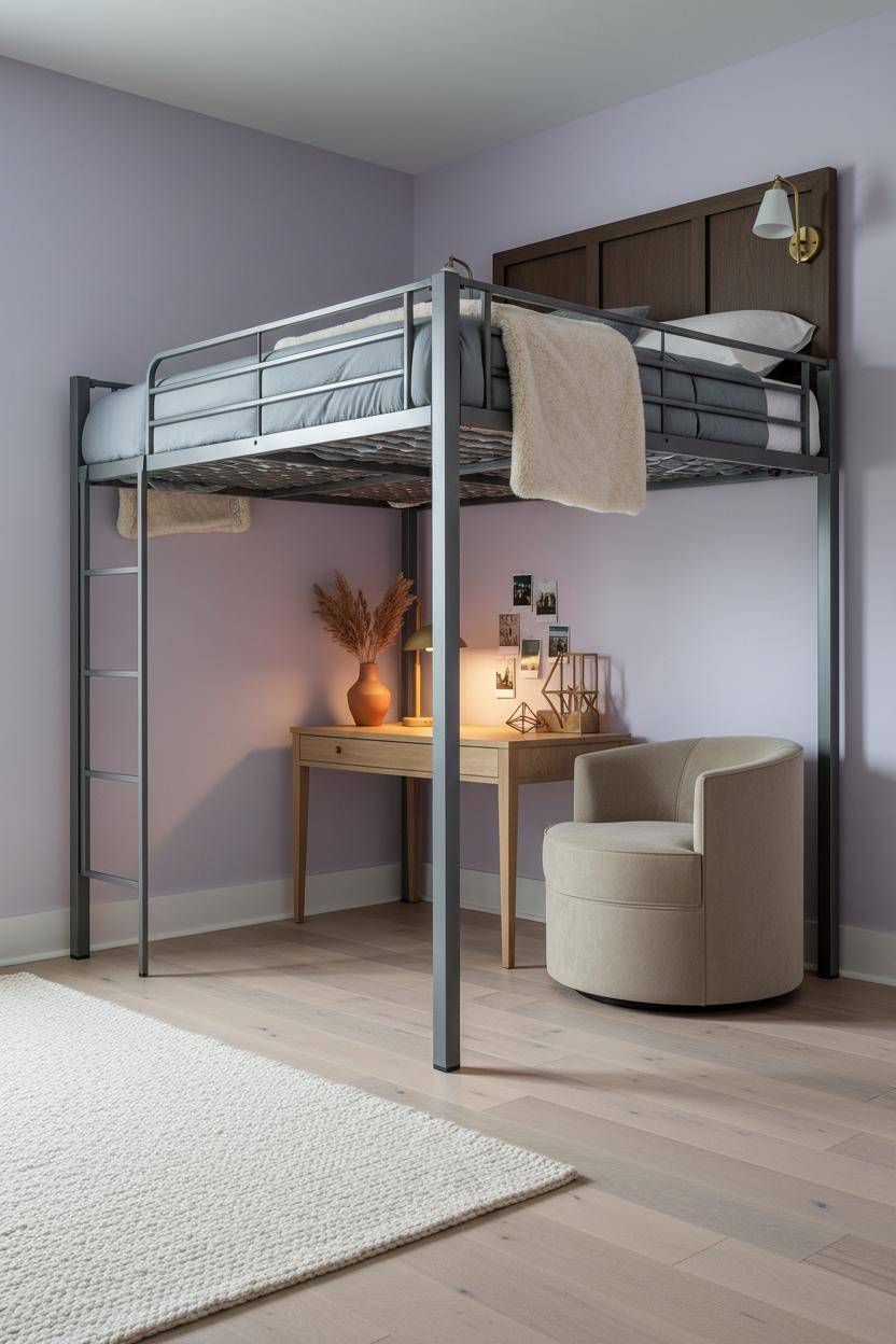 Teen Loft Bedroom Ideas Study Zone