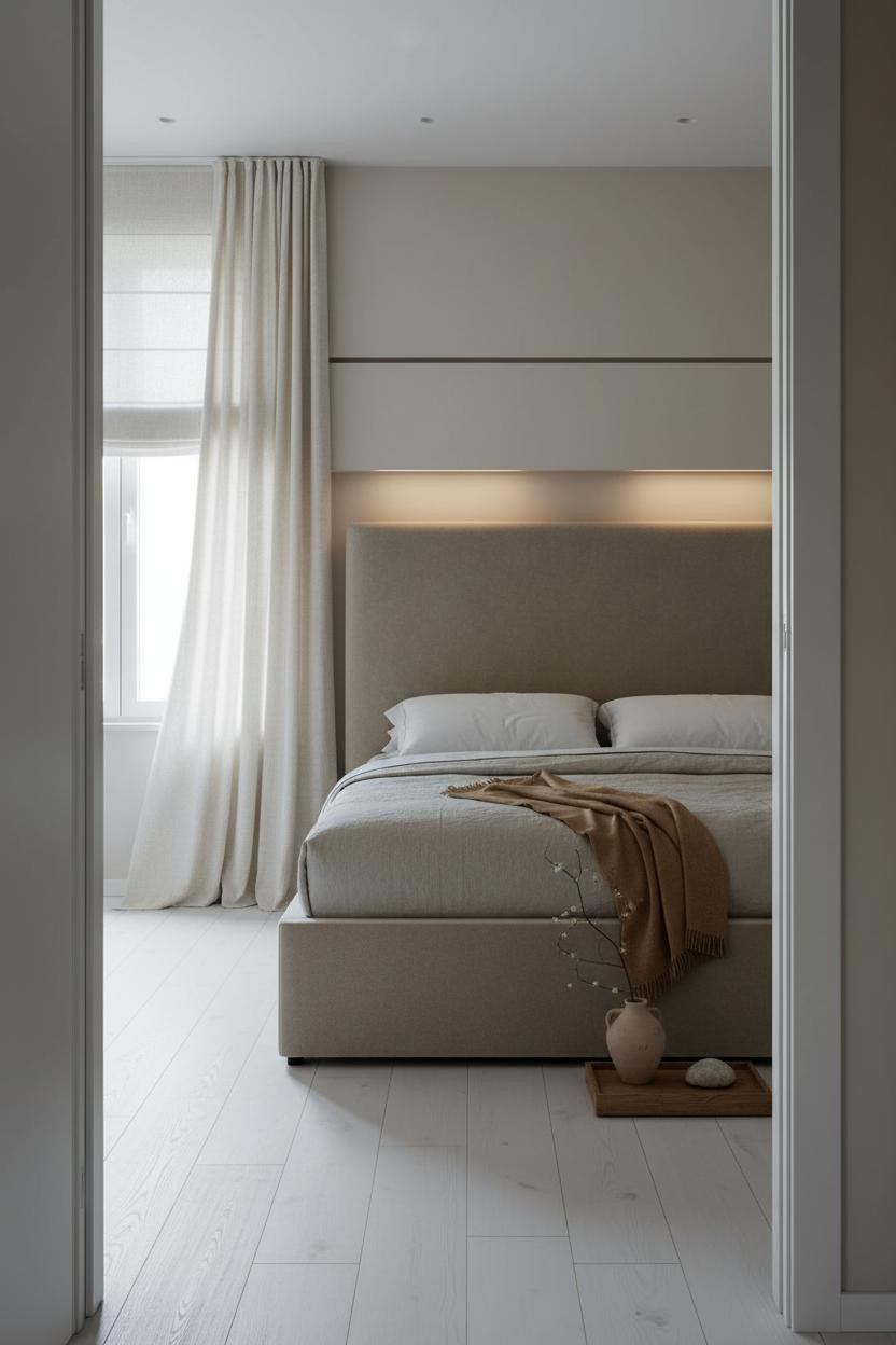 Warm Minimalist Bedroom Earthy Aesthetic