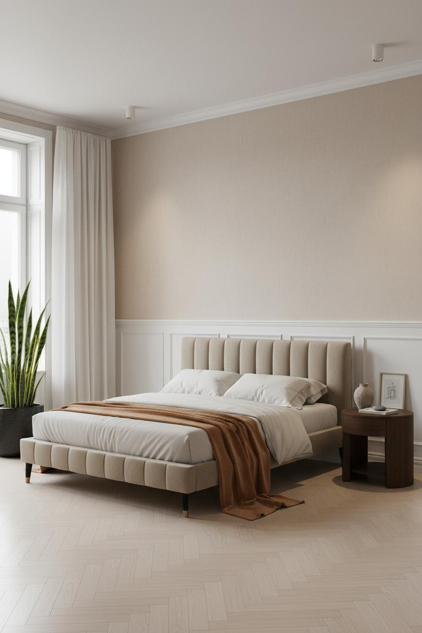 Warm Minimalist Bedroom Earthy Aesthetic