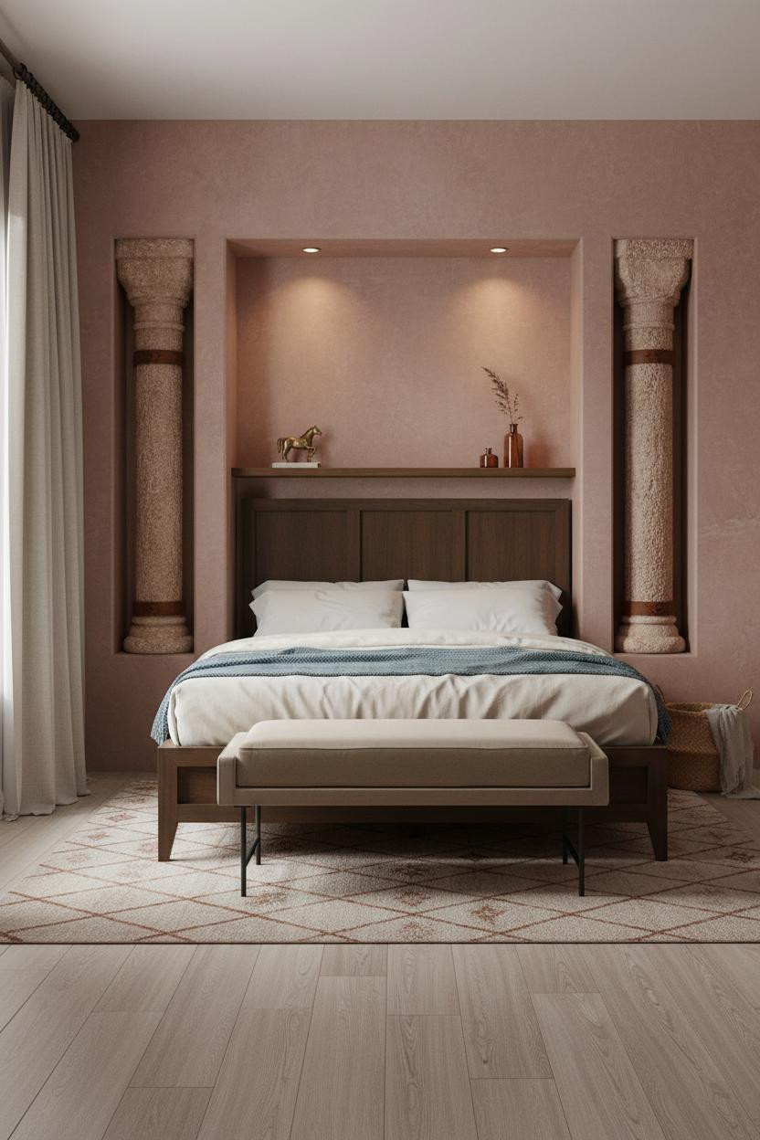 Western Boho Bedroom Adobe Alcove Design