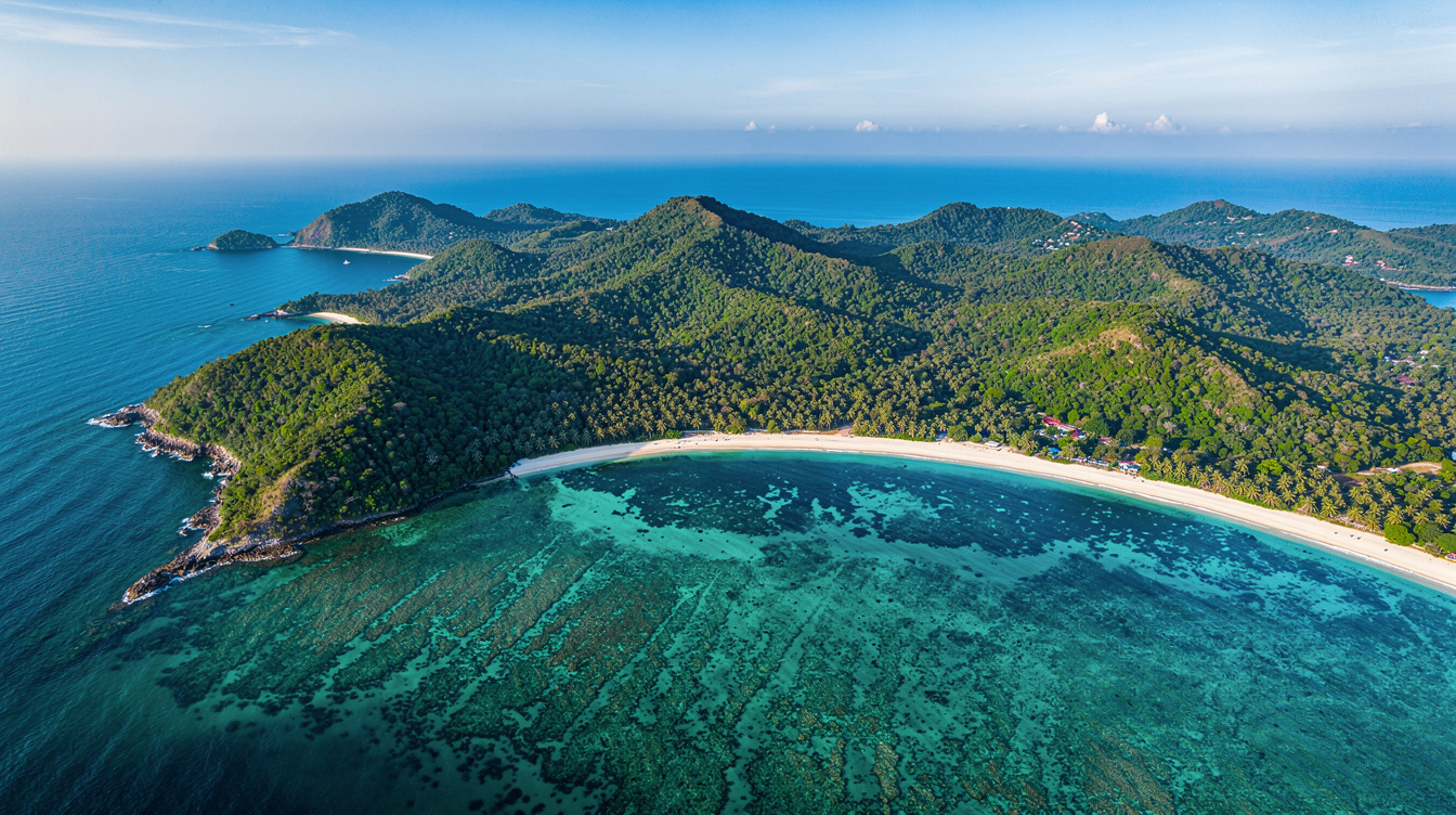 The Full Moon Party runs one night a month on 1 beach of 50 square miles