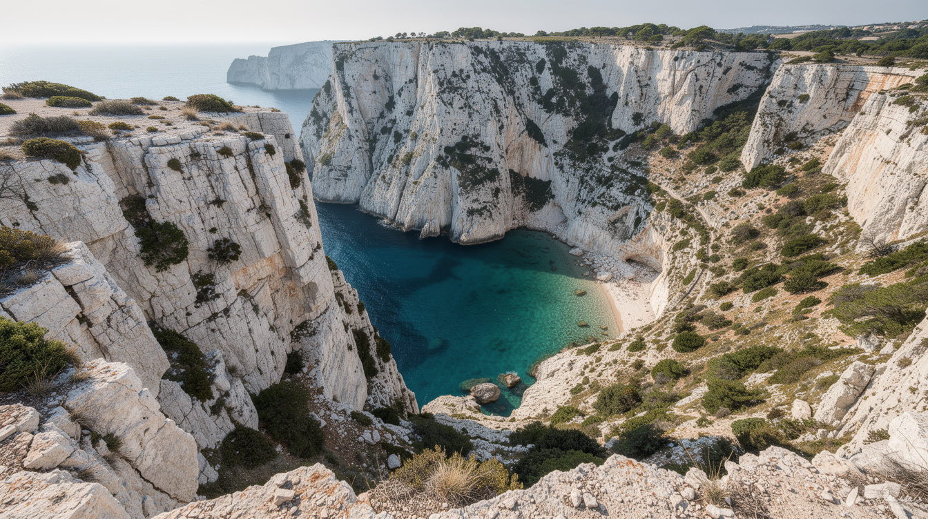 Marseille hides a national park cove that requires a reservation and a 1.5-mile hike