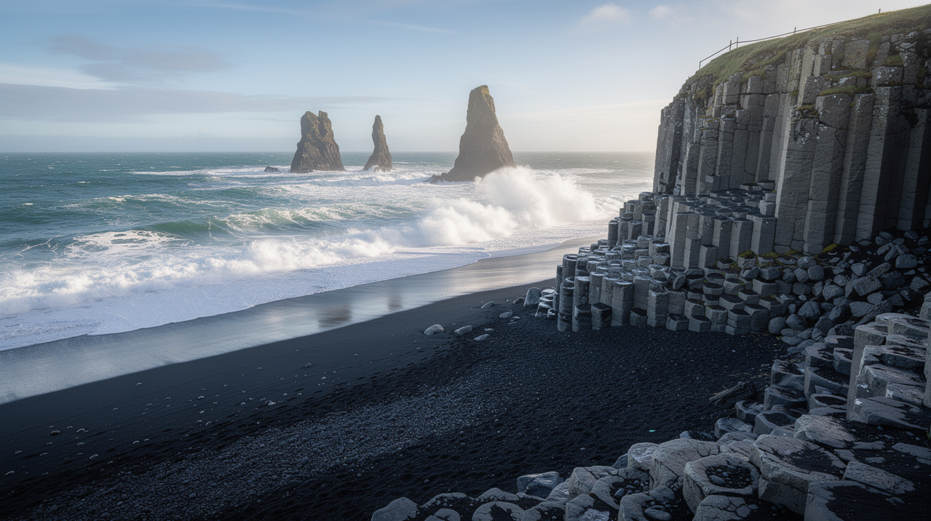 Reynisfjara's black sand looks safe in photos, the North Atlantic waves don't agree