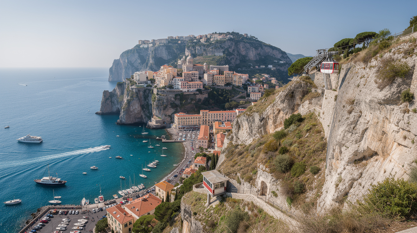 Capri's funicular climbs 450 feet in 4 minutes and the line decides your day