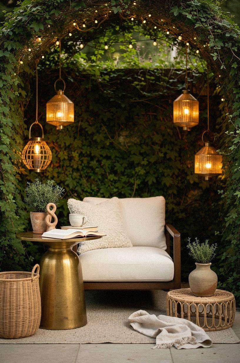 Build a vine-covered reading nook