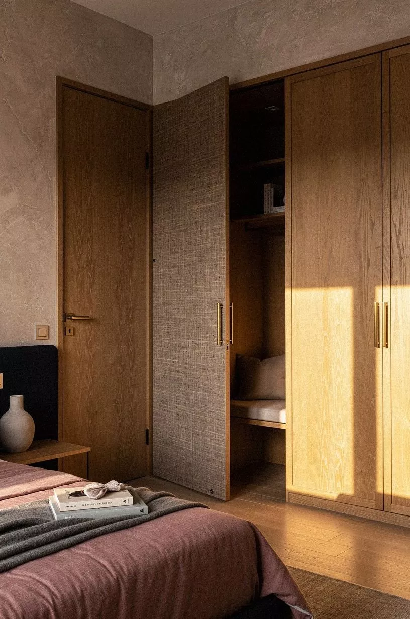 What if your closet fronts disappeared into the wall?