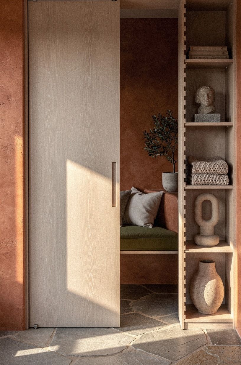 Build a bookcase door inside the closet