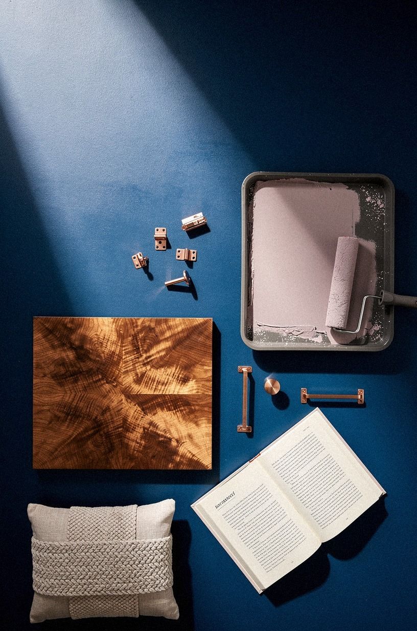 Paint the hideout in deep theater blue