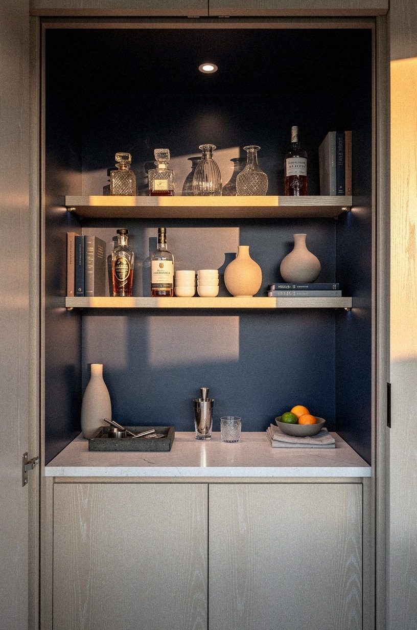 Cap the nook with a picture light