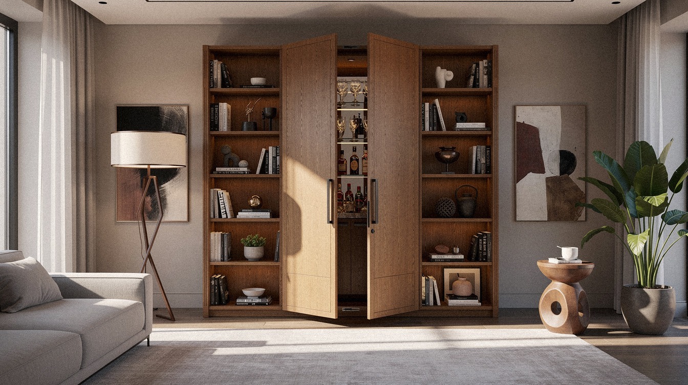 I Built a Hidden Bar Behind a Bookcase, Guests Always Miss It