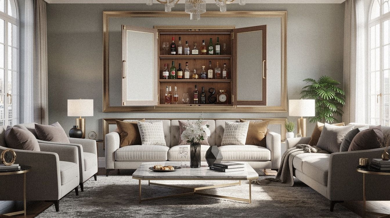14 Hidden Liquor Cabinet Ideas That Stash Bottles in Plain Sight