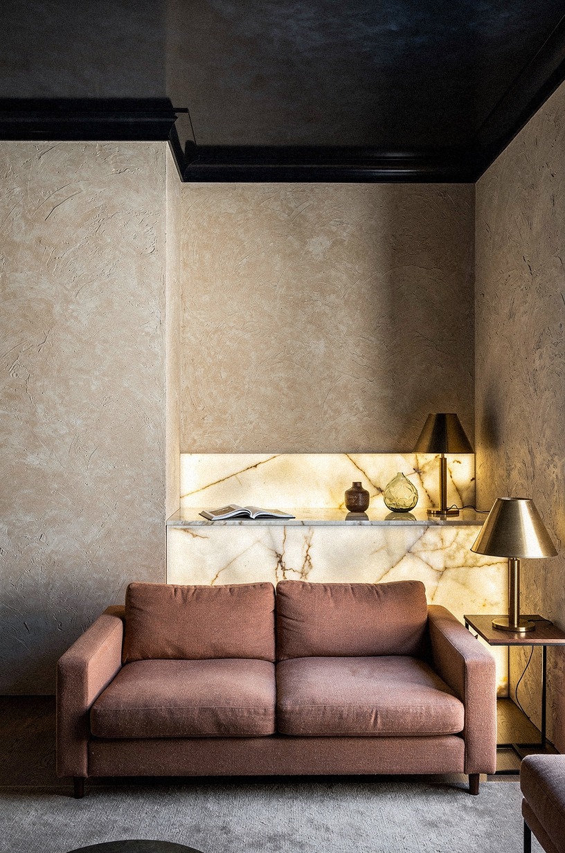 Paint the ceiling midnight lacquer