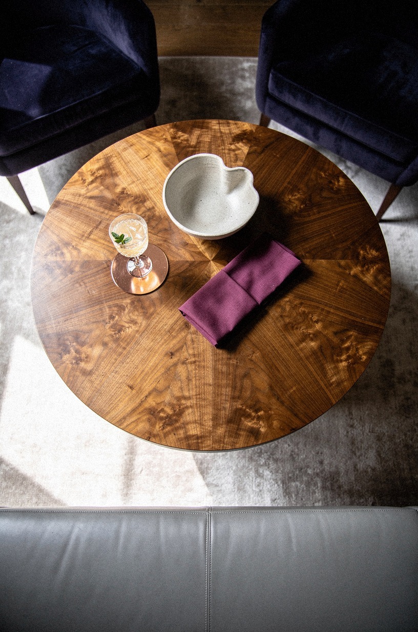 I placed a round table within every reach