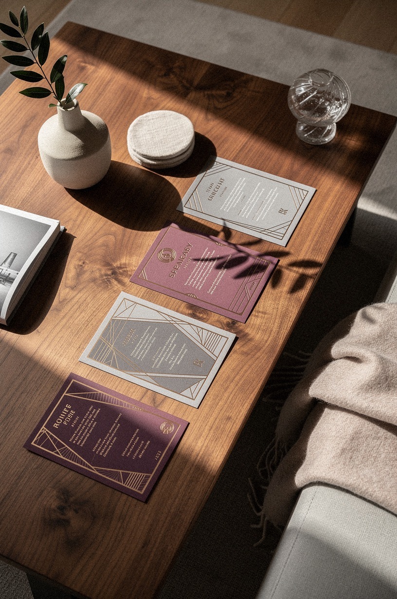 Build a gallery from faux speakeasy menus