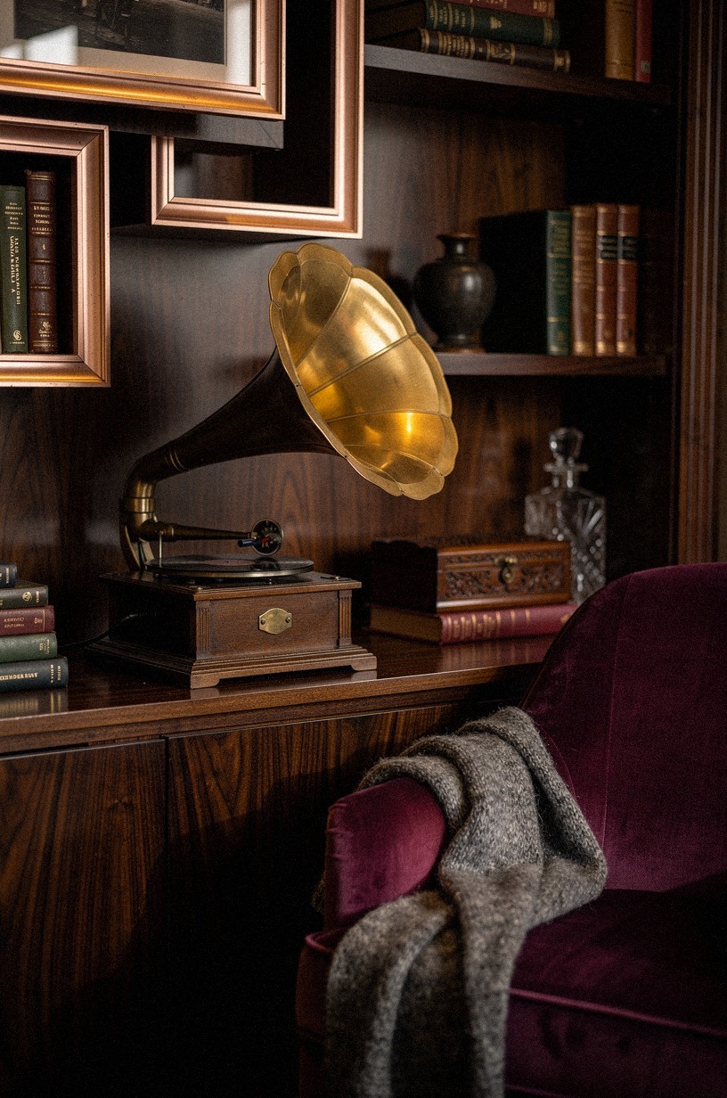 Why a broken gramophone is the best corner anchor you can buy
