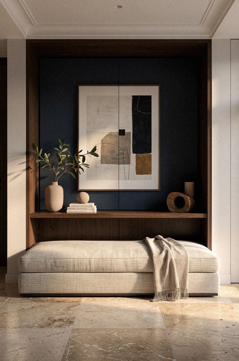 Layer artwork over a touch-latch panel