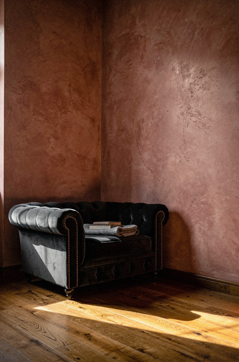 Tuck a Velvet Chesterfield Into a Corner and Angle It Toward Nothing